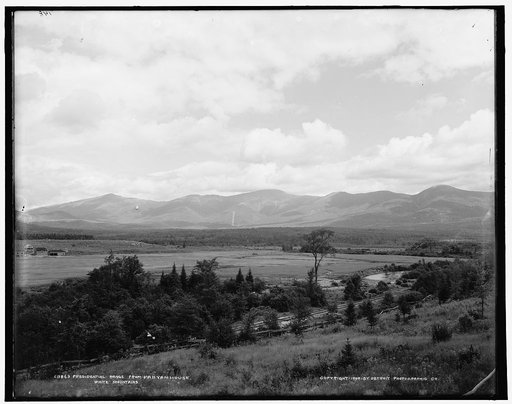Presidential Range from Fabyan House, White Mountains