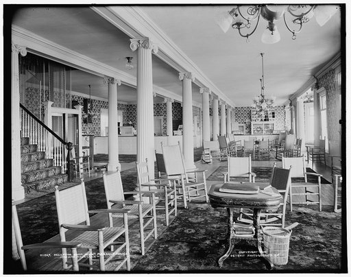 Reception room, Mount Pleasant House, White Mountains