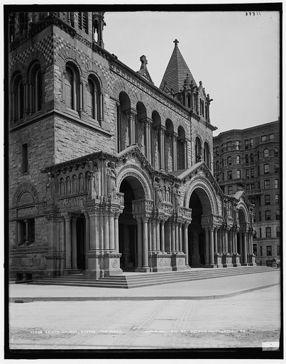 Trinity Church, Boston, the porch