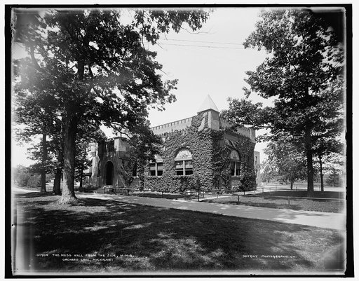 The Mess hall from the side, M.M.A., Orchard Lake, Michigan