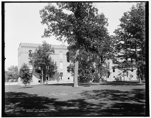 The Barracks from the rear, M.M.A., Orchard Lake, Michigan