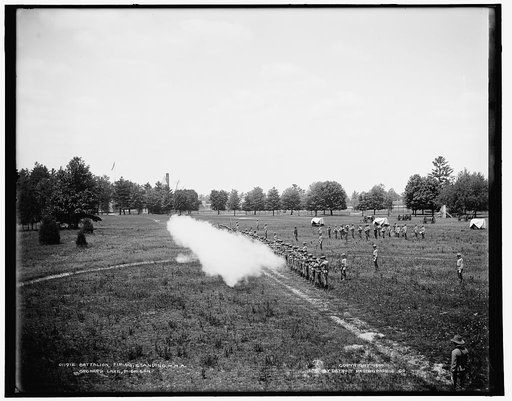 Battalion firing, standing, M.M.A., Orchard Lake, Michigan