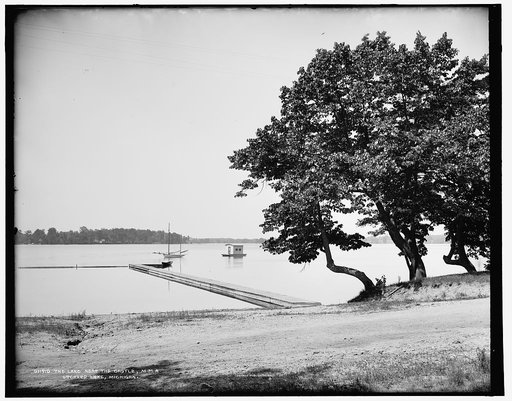 Lake near the Castle, M.M.A., Orchard Lake, Michigan