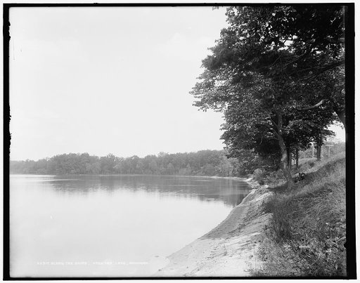 Along the shore, Orchard Lake, Michigan