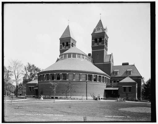Main library, U. of M., Ann Arbor, Michigan