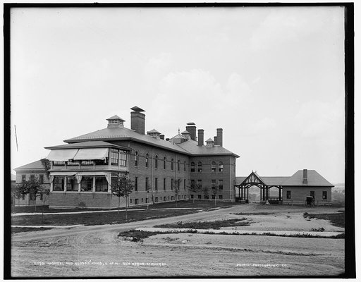 Hospital and nurses' home, U. of M., Ann Arbor, Michigan