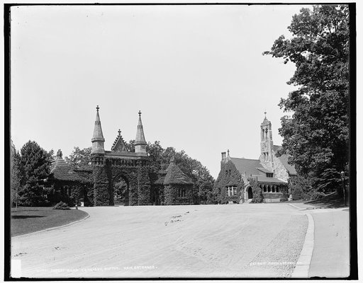 Forest Hills Cemetery, Boston, main entrance