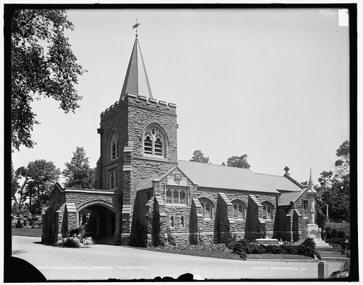 Mt. Auburn Cemetery, the new chapel, Cambridge, Massachusetts