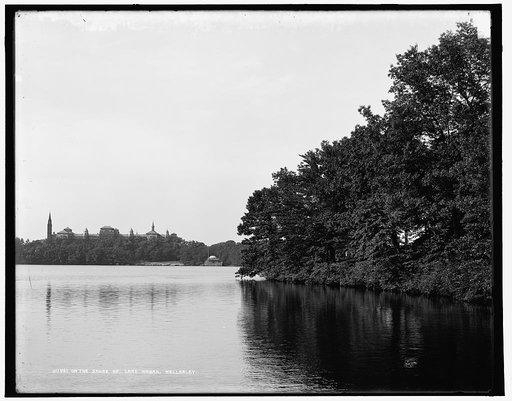 On the shore of Lake Waban, Wellesley