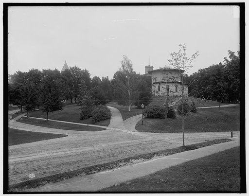 View from library, Amherst College, Amherst, Mass.