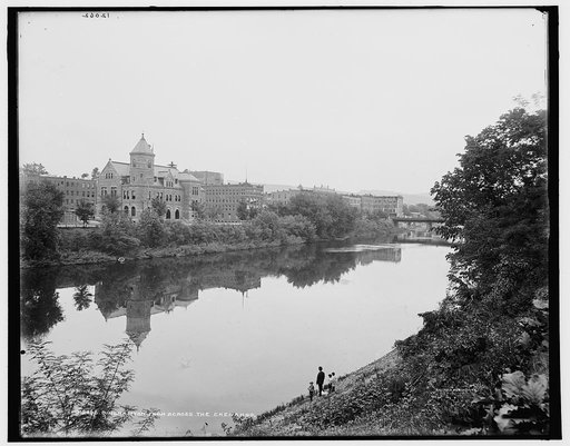 Binghamton from across the Chenango