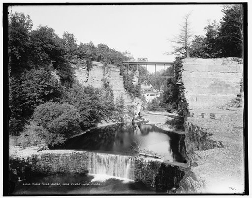 Ithaca Falls Gorge near power house, Ithaca