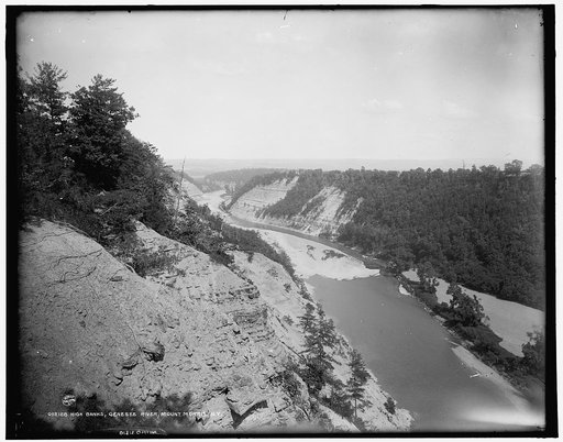 High banks, Genesee River, Mount Morris, N.Y.