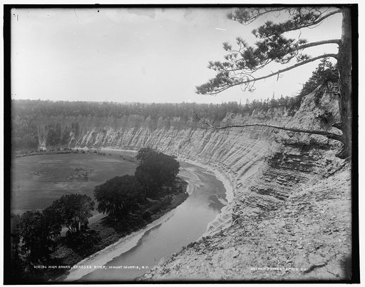High banks, Genesee River, Mount Morris, N.Y.