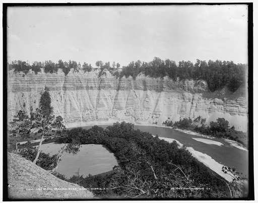 High banks, Genesee River, Mount Morris, N.Y.
