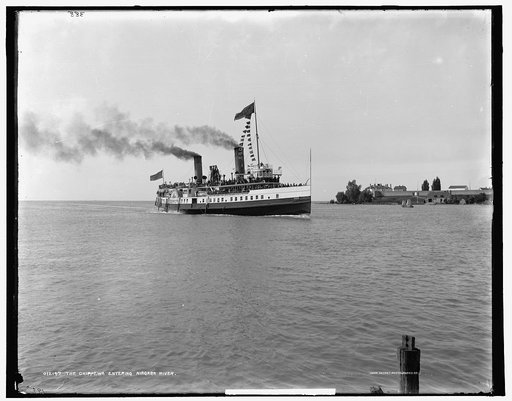 The Chippewa entering Niagara River