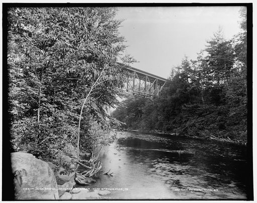 High Bridge, Brodhead's Creek near Spragueville, Pa.