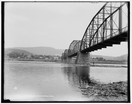 Catawissa, Pa., from across river