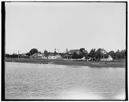 Cottages at Grande Pointe, Harsens Isl'd., St. Clair River