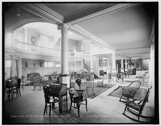 Lobby of the Inn, Charlevoix-the-Beautiful