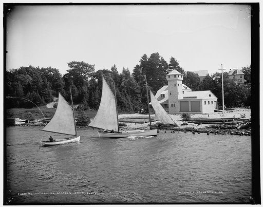 U.S. life saving station, Charlevoix
