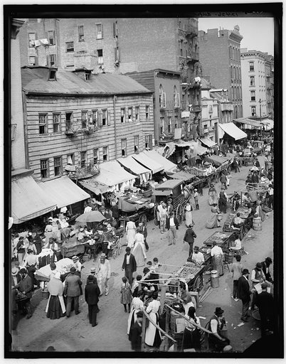 Jewish market on the East Side, New York, N.Y.