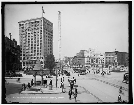 Woodward Avenue at the Campus Martius, Detroit