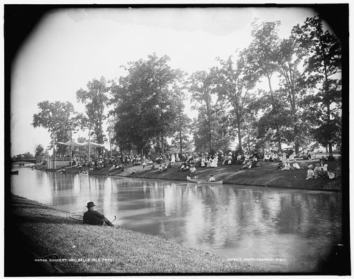 Concert day, Belle Isle Park, Detroit
