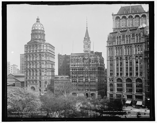 Newspaper Row, [Park Row], New York