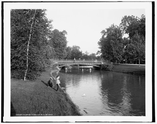 A Canal on Belle Isle, Detroit