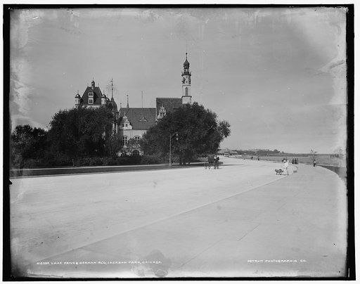 Lake [Shore] Drive & German Bl'g., Jackson Park, Chicago