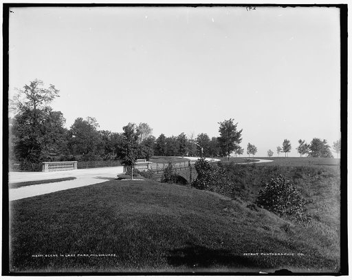 Scene in Lake Park, Milwaukee