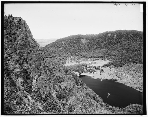 Lake Glorietta [sic] and Table Rock from Old King, Dixville Notch, New Hampshire