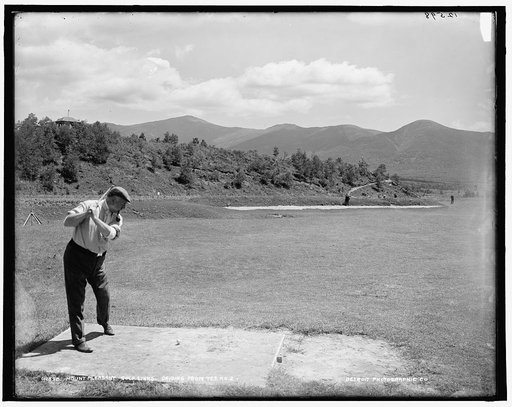 Mount Pleasant golf links driving from tee no. 2