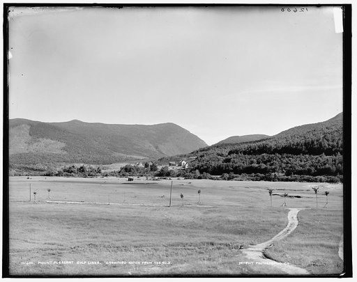 Mount Pleasant golf links, Crawford Notch from tee no. 2