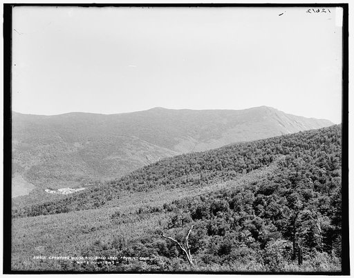 Crawford House and Saco Lake from Mt. Echo, White Mountains