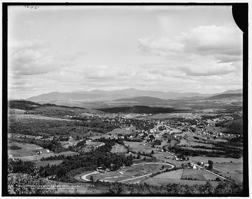 Presidential Range from Kilburn Crags, Littleton, White Mountains