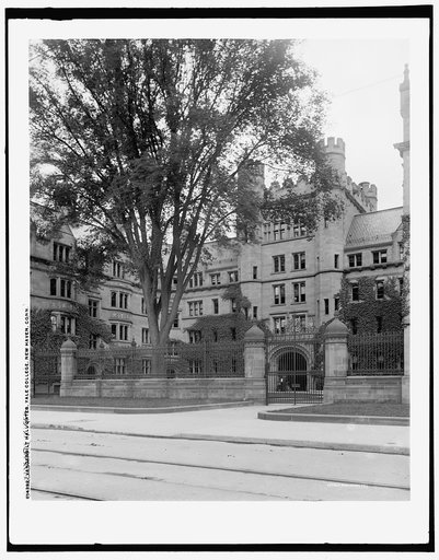 Vanderbilt Hall gates, Yale College, New Haven, Conn.