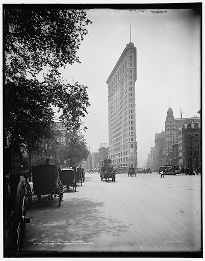Flat-Iron Building [i.e. Flatiron], Fifth Avenue and Broadway, New York