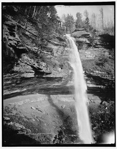 The Upper fall, Kaaterskill Falls, Catskill Mountains, N.Y.