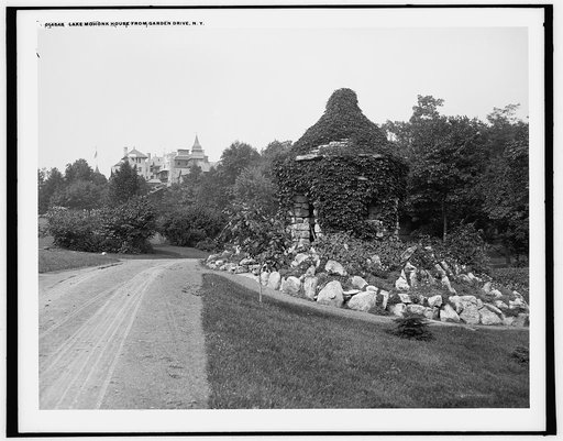 Lake Mohonk House from Garden Drive, N.Y.