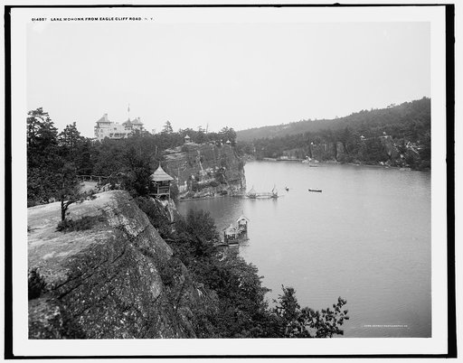 Lake Mohonk from Eagle Cliff Road, N.Y.