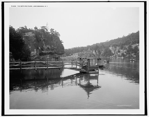 The Bathing place, Lake Mohonk, N.Y.