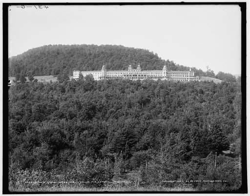 New Grand Hotel from Belle Ayr, Catskill Mountains, N.Y.