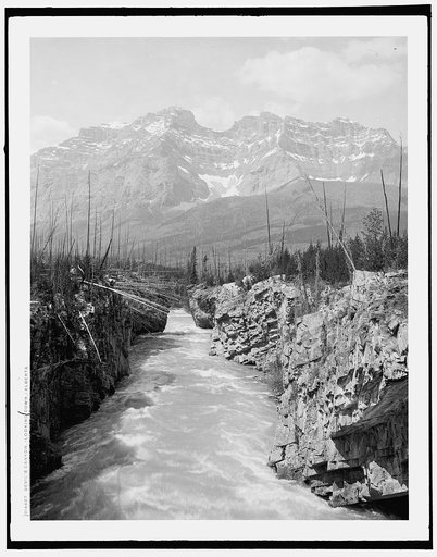 Devil's Canyon, looking down, Alberta