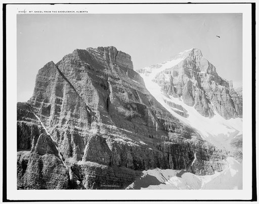 Mt. Sheol [i.e. Sheal] from the Saddleback, Alberta