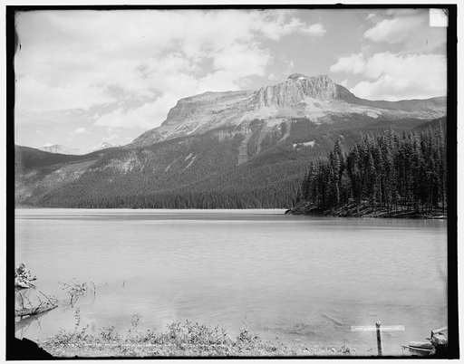 Wapta Peak from Emerald Lake, British Columbia