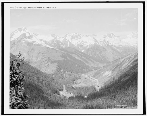 Hermit Range and Roger's Pass, Selkirk Mts., B.C.
