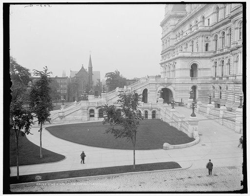 East steps of the Capitol, Albany, N.Y.