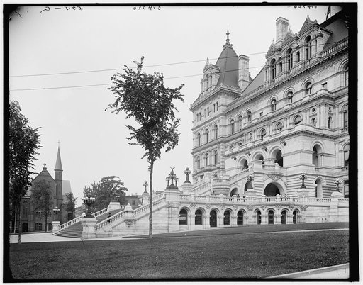 East entrance, State Capitol, Albany, N.Y.